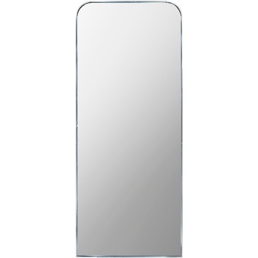 Lashunda Modern Metallic Silver Wall Mirror