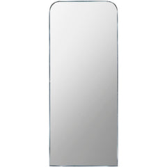 Lashunda Modern Metallic Silver Wall Mirror