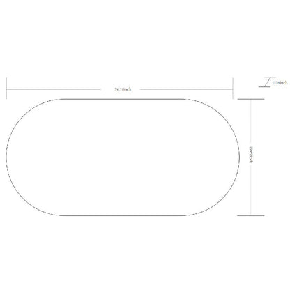 Soyla Modern White Wall Mirror