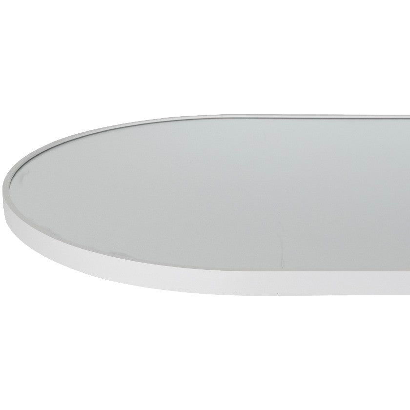Ellyn Modern White Wall Mirror