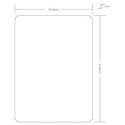 Renna Modern White Wall Mirror