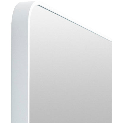 Renna Modern White Wall Mirror