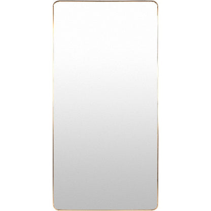 Jackline Modern Gold Wall Mirror