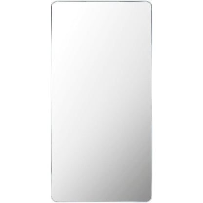 Jackline Modern Metallic Silver Wall Mirror