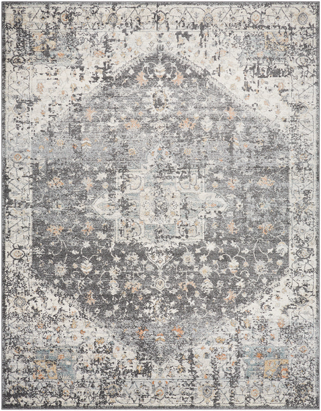 Ranee Traditional Charcoal Area Rug