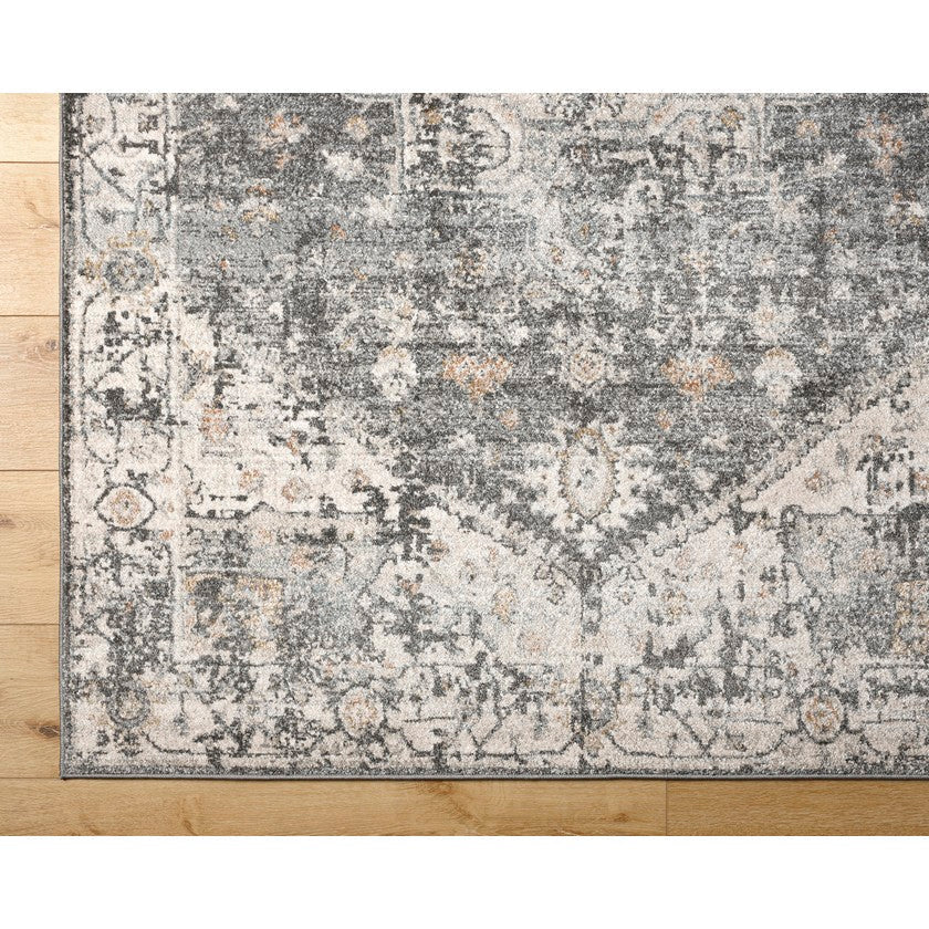 Ranee Traditional Charcoal Area Rug