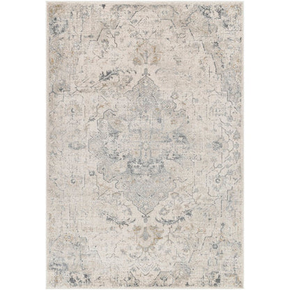 Jere Traditional Light Beige Area Rug