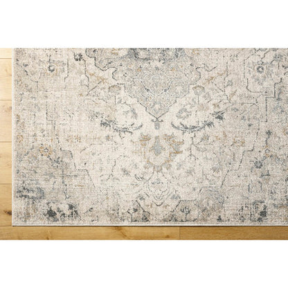 Jere Traditional Light Beige Area Rug