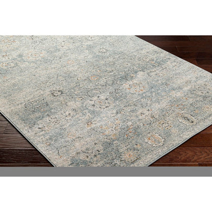 Flint Traditional Slate/Light Beige Area Rug