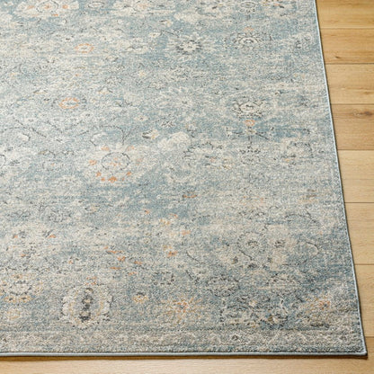 Flint Traditional Slate/Light Beige Area Rug