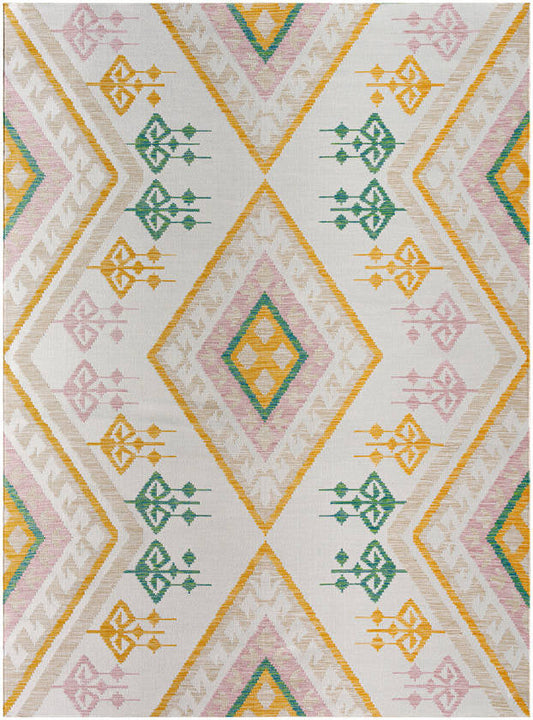 Aliecia Coastal Saffron Area Rug