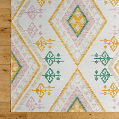 Aliecia Coastal Saffron Area Rug