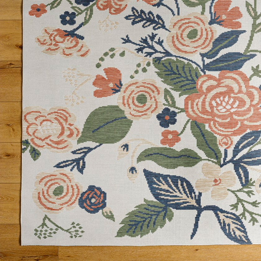 Kyesha Coastal Rust/Dark Moss Area Rug