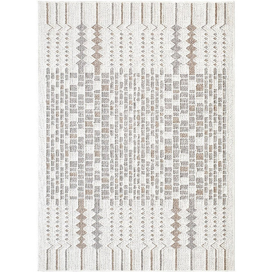 Kristyn Modern Ivory Area Rug