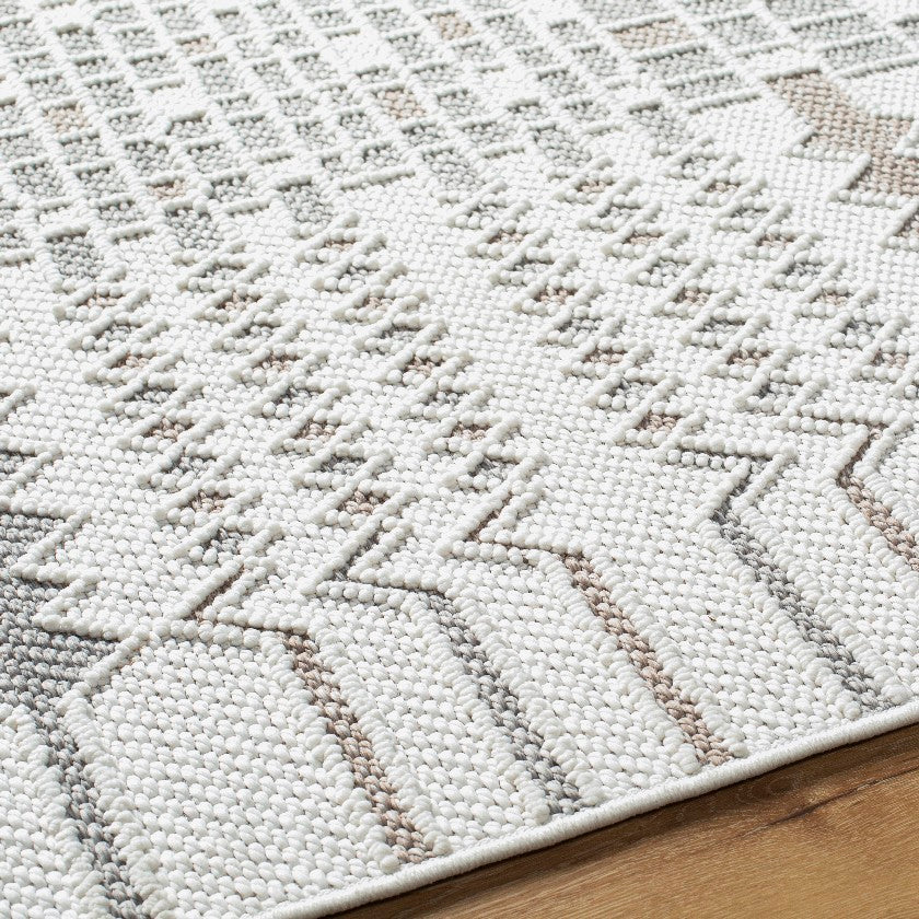 Kristyn Modern Ivory Area Rug