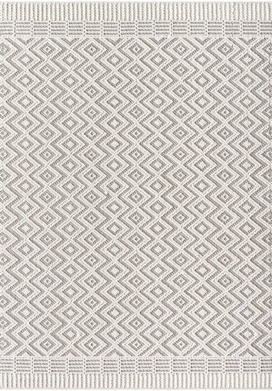 Chauntae Modern Light Gray Area Rug