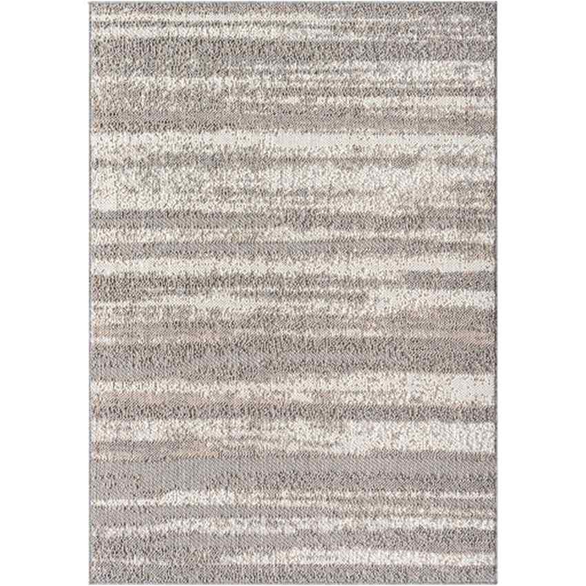 Zulema Modern Light Brown/Light Gray Area Rug