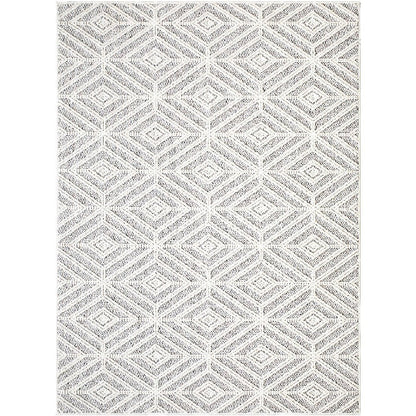 Antwon Modern Light Gray/Ivory Area Rug