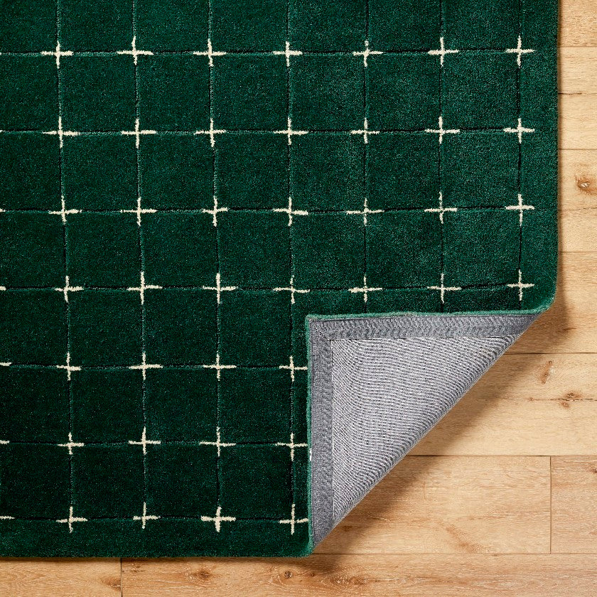 Richad Modern Dark Green Area Rug