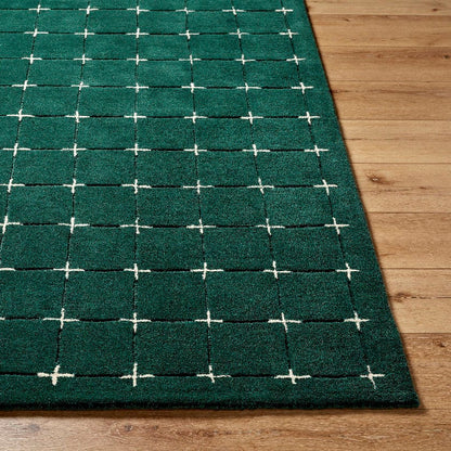 Richad Modern Dark Green Area Rug