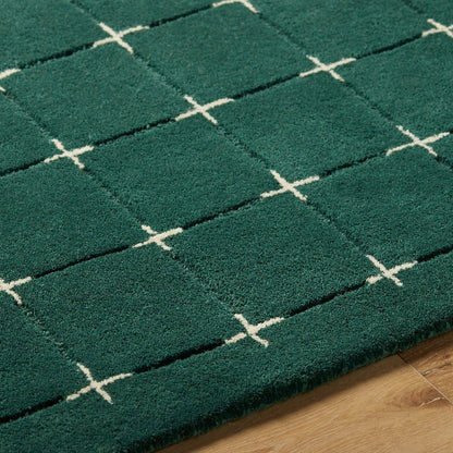 Richad Modern Dark Green Area Rug