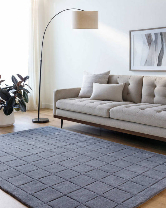 Richad Modern Charcoal Area Rug