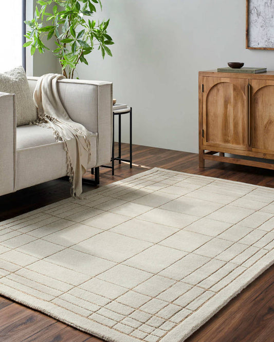 Darlena Modern Oatmeal Area Rug