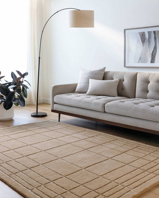 Darlena Modern Medium Brown Area Rug