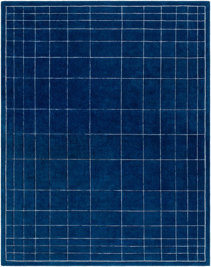 Darlena Modern Dark Blue Area Rug