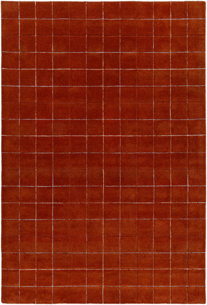 Nasreen Modern Rust Area Rug