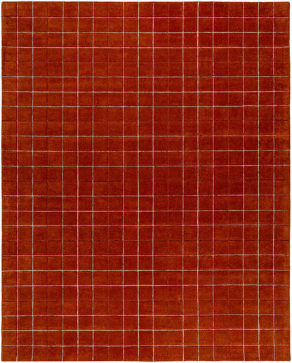 Nasreen Modern Rust Area Rug