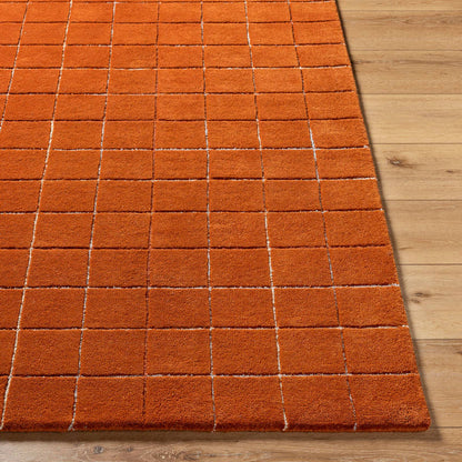 Nasreen Modern Rust Area Rug