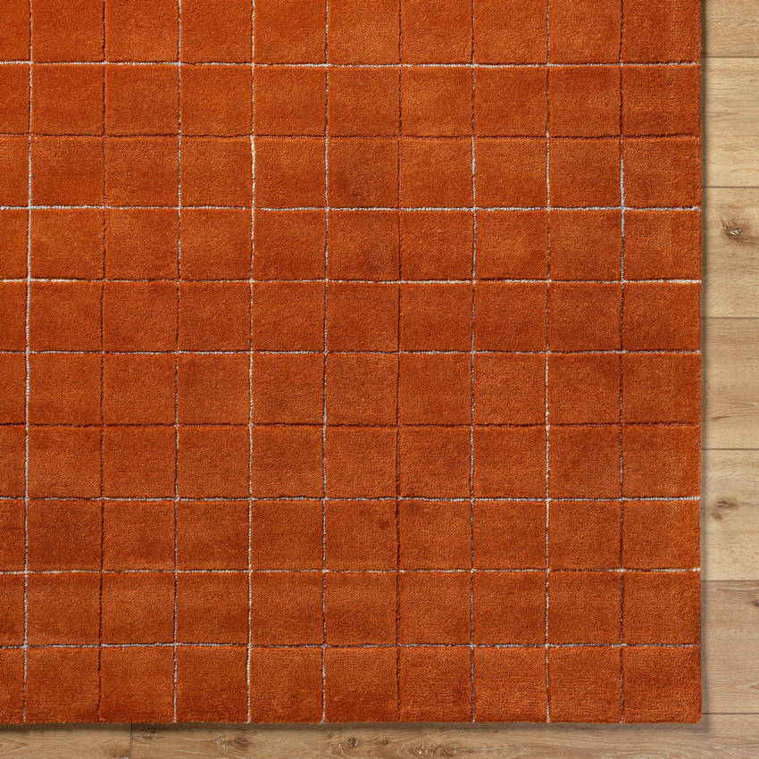 Nasreen Modern Rust Area Rug