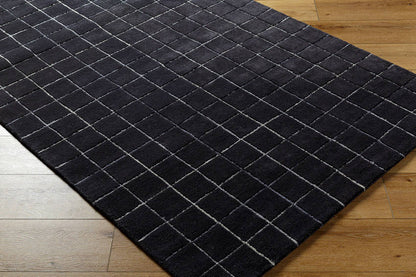 Nasreen Modern Jet Black Area Rug