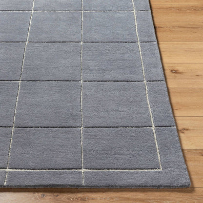 Isai Modern Charcoal Area Rug