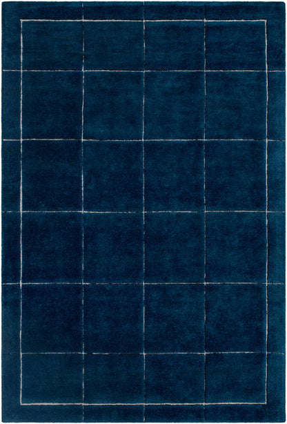 Isai Modern Deep Teal Area Rug
