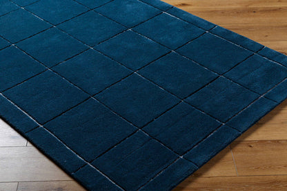 Isai Modern Deep Teal Area Rug
