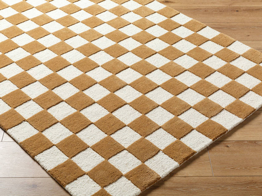 Branch Modern Medium Brown Area Rug