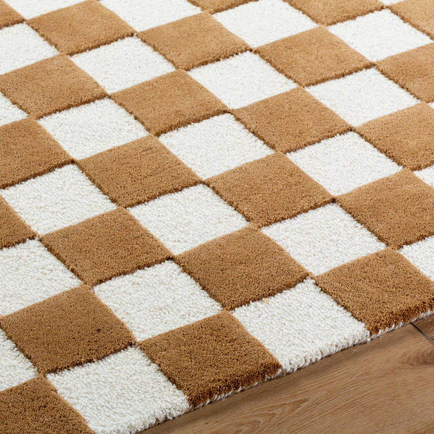 Branch Modern Medium Brown Area Rug