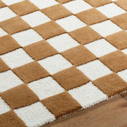 Branch Modern Medium Brown Area Rug