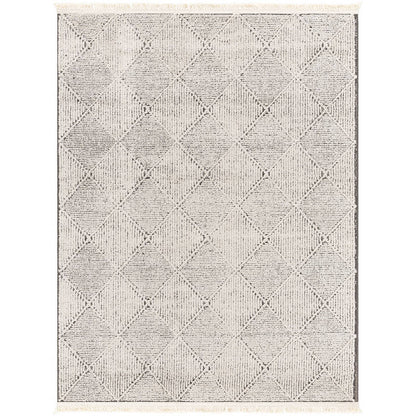 Otha Modern Ivory/Black Area Rug