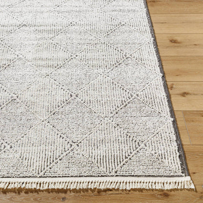 Otha Modern Ivory/Black Area Rug