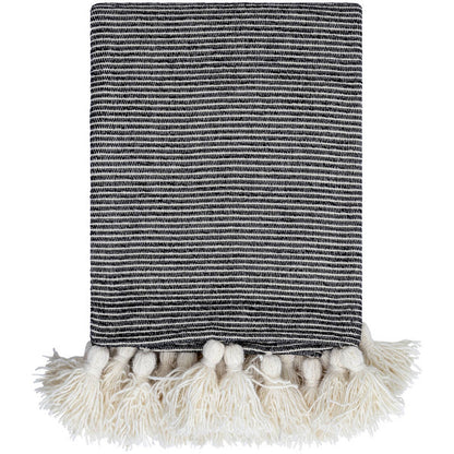 Kapri Light Beige/Black Throw - Becki Owens x Livabliss