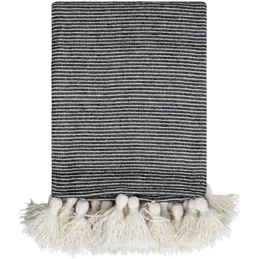 Kapri Light Beige/Black Throw - Becki Owens x Livabliss