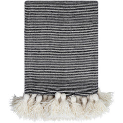 Kapri Light Beige/Black Throw - Becki Owens x Livabliss