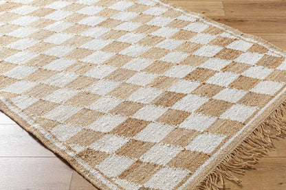 Kamey Cottage Tan/Light Silver Area Rug - Becki Owens x Livabliss