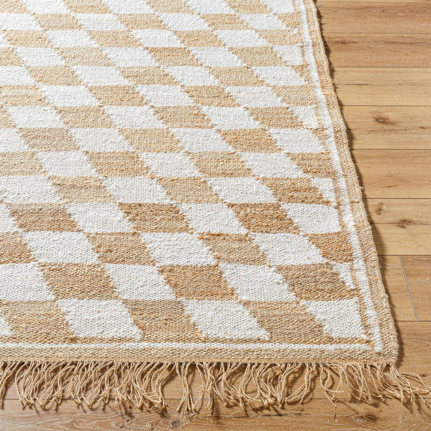 Kamey Cottage Tan/Light Silver Area Rug - Becki Owens x Livabliss