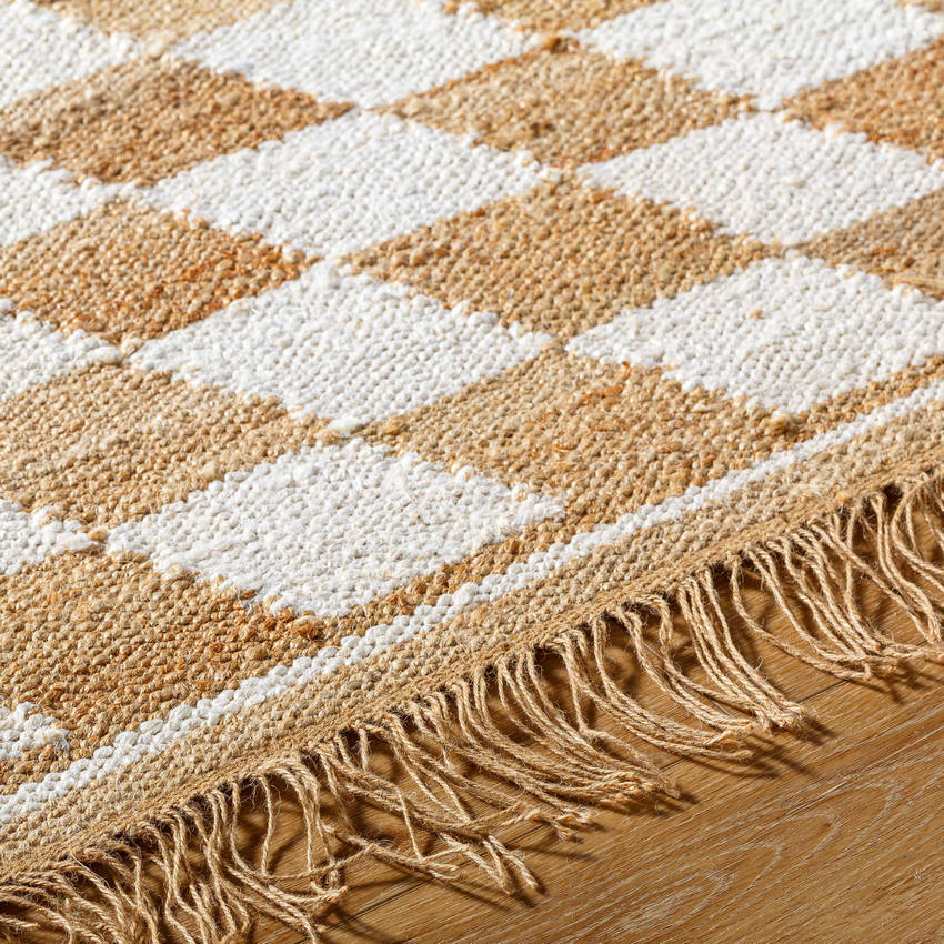 Kamey Cottage Tan/Light Silver Area Rug - Becki Owens x Livabliss
