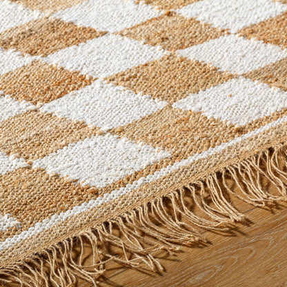 Kamey Cottage Tan/Light Silver Area Rug - Becki Owens x Livabliss