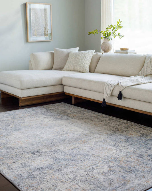 Olivia Traditional Blue Area Rug